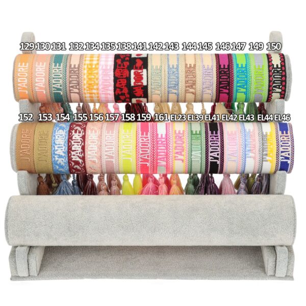 Embroidered Woven Friendship Bracelets - Image 3