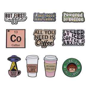 coffee theme pins