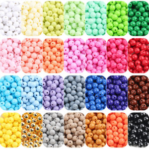 the acrylic beads with multi-colors