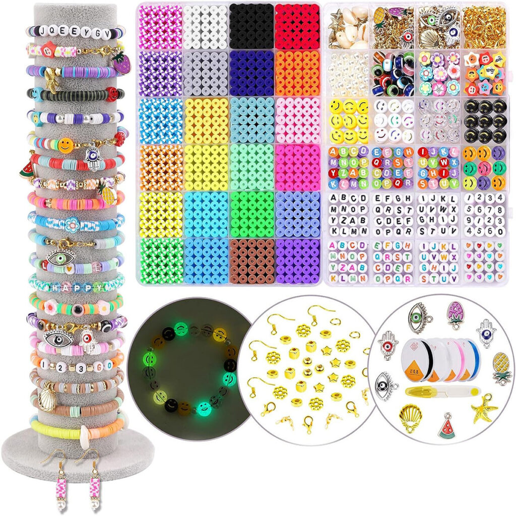 various kinds of beads kits for kid's jewelry making