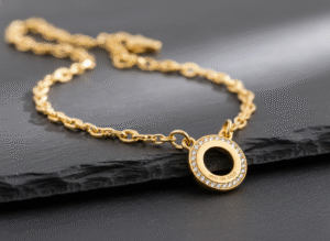PVD coated 18K Gold stainless steel necklace