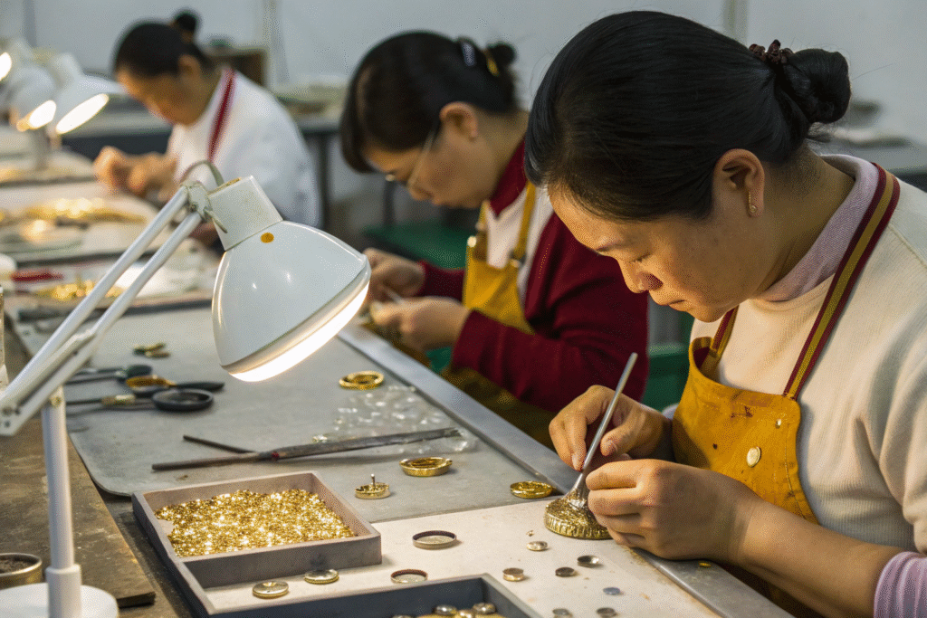 brooch production process for importers