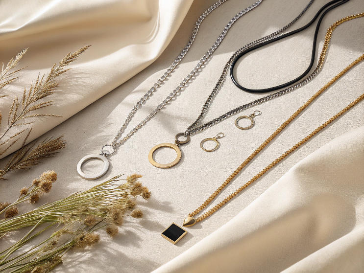 minimalist stainless steel necklace style