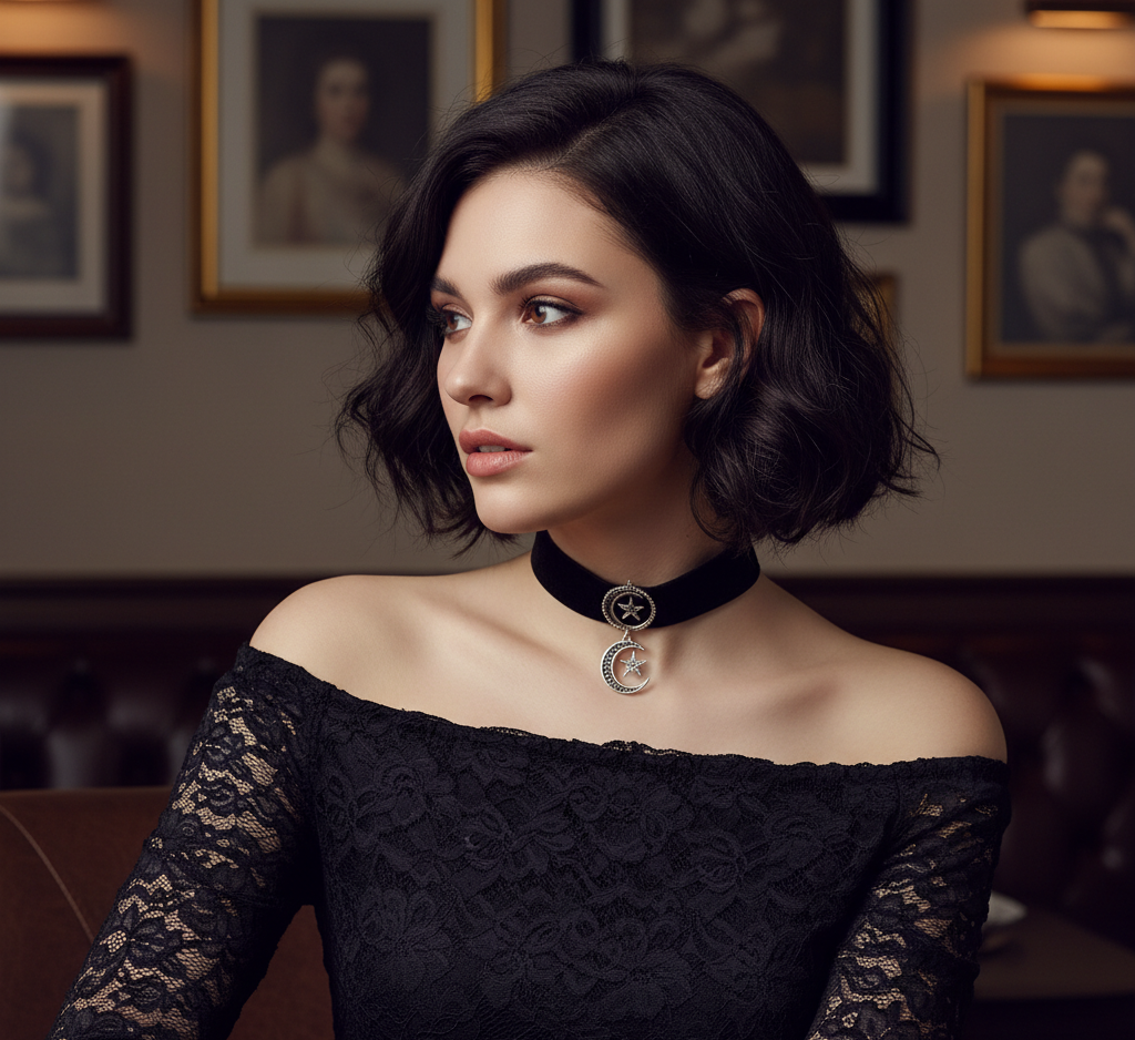 elegant choker necklace