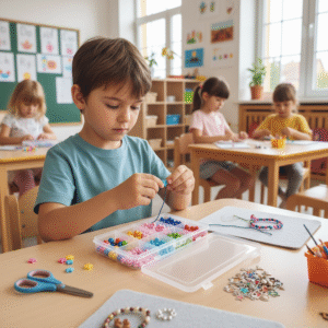 kid craft set for kindergarten or primary school