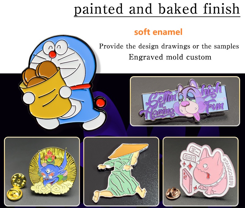 soft enamel pin