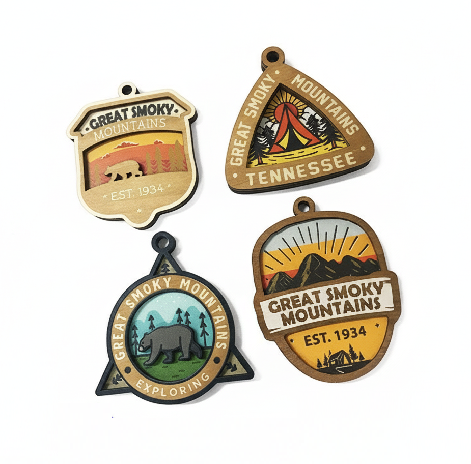 UV printing wooden magnet