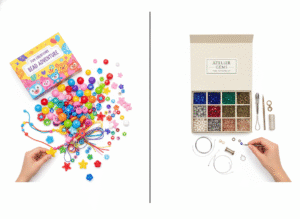kids’ and adults’ jewelry bead kits