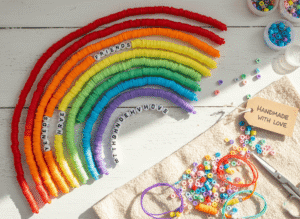 kids diy friendship bracelet craft trend