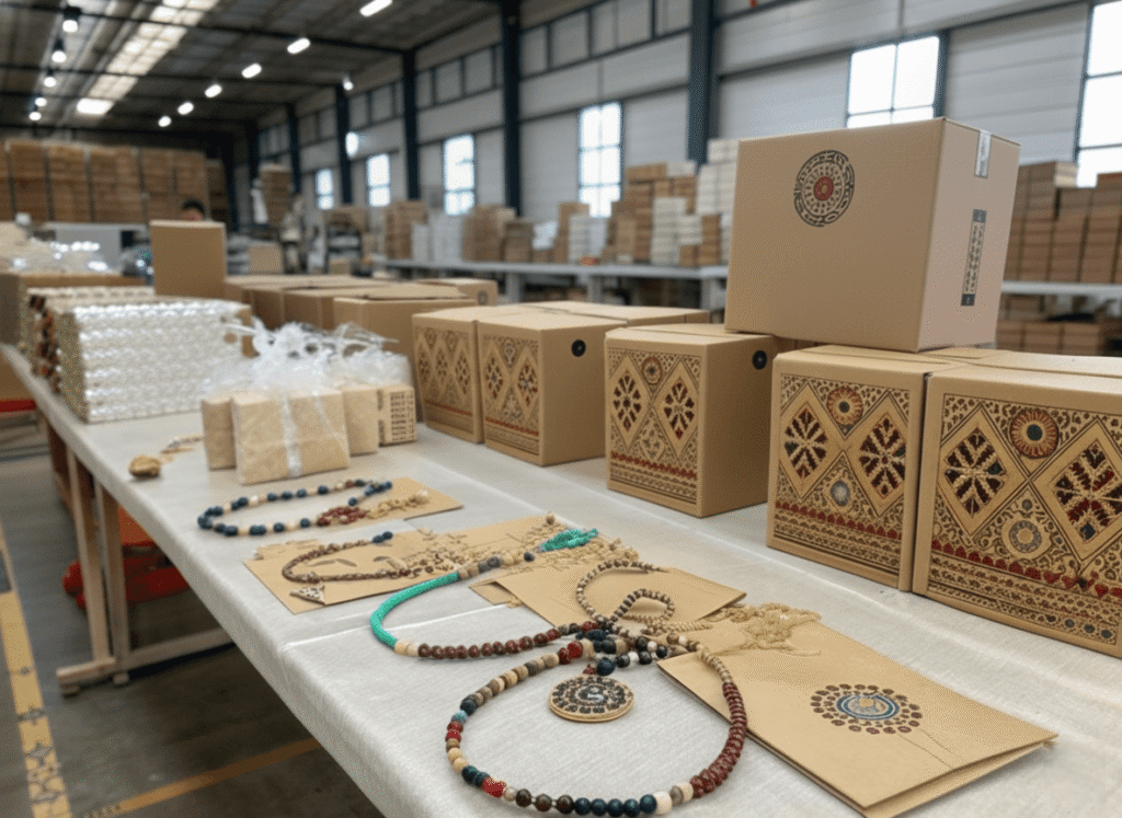 custom ethnic jewelry packaging OEM export