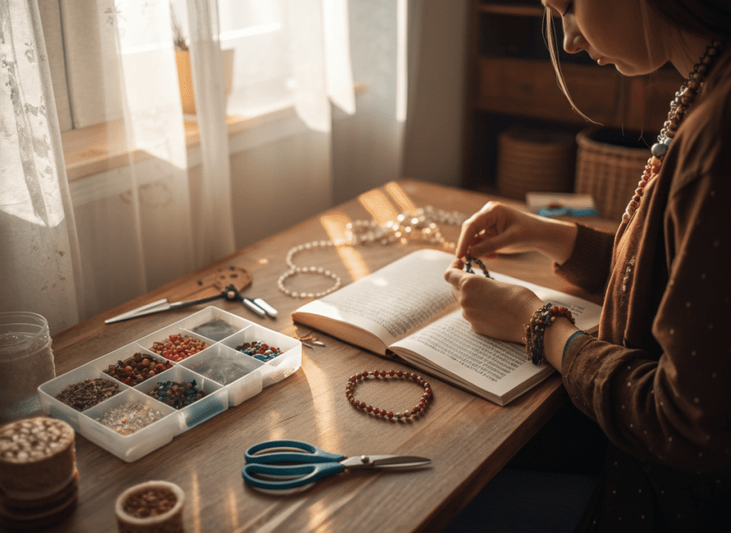 Jewelry making starter kit tools and materials for beginners