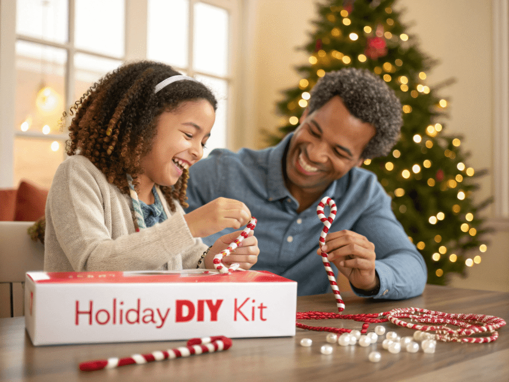 creating candy cane ornaments