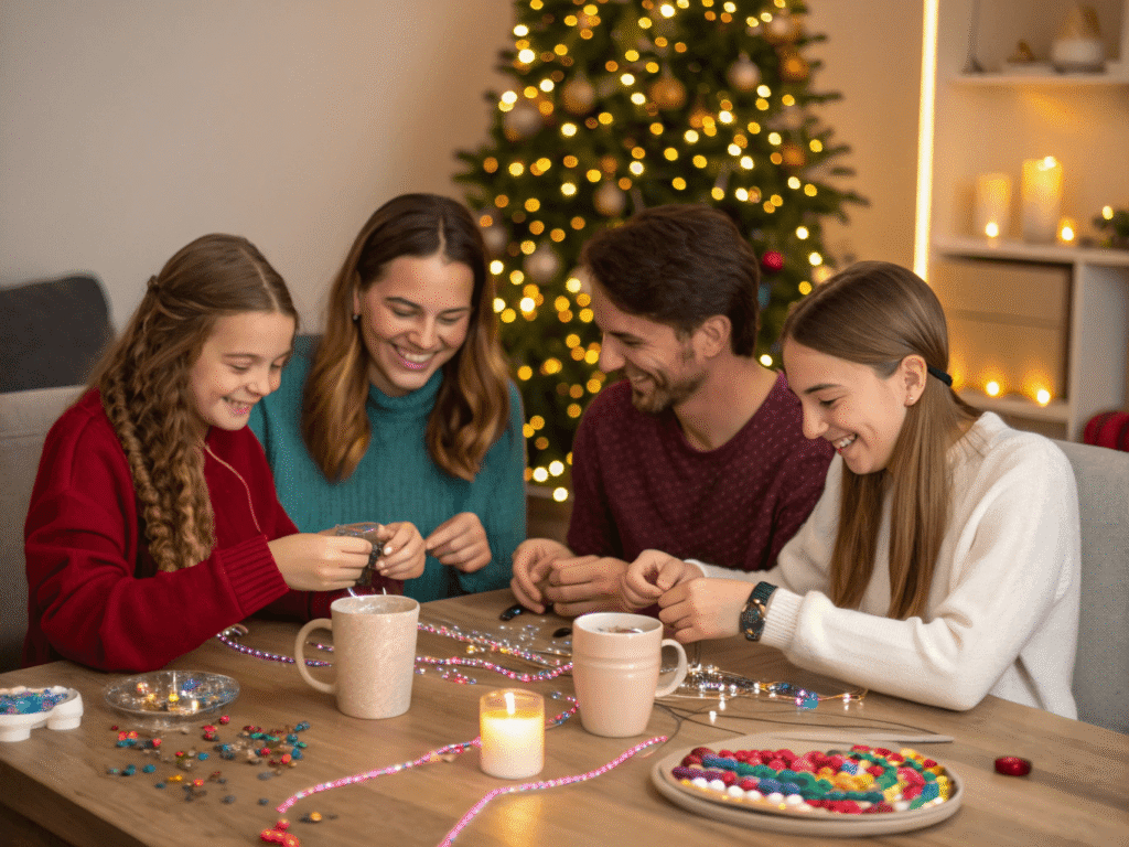 creating DIY jewelry using bead kits 