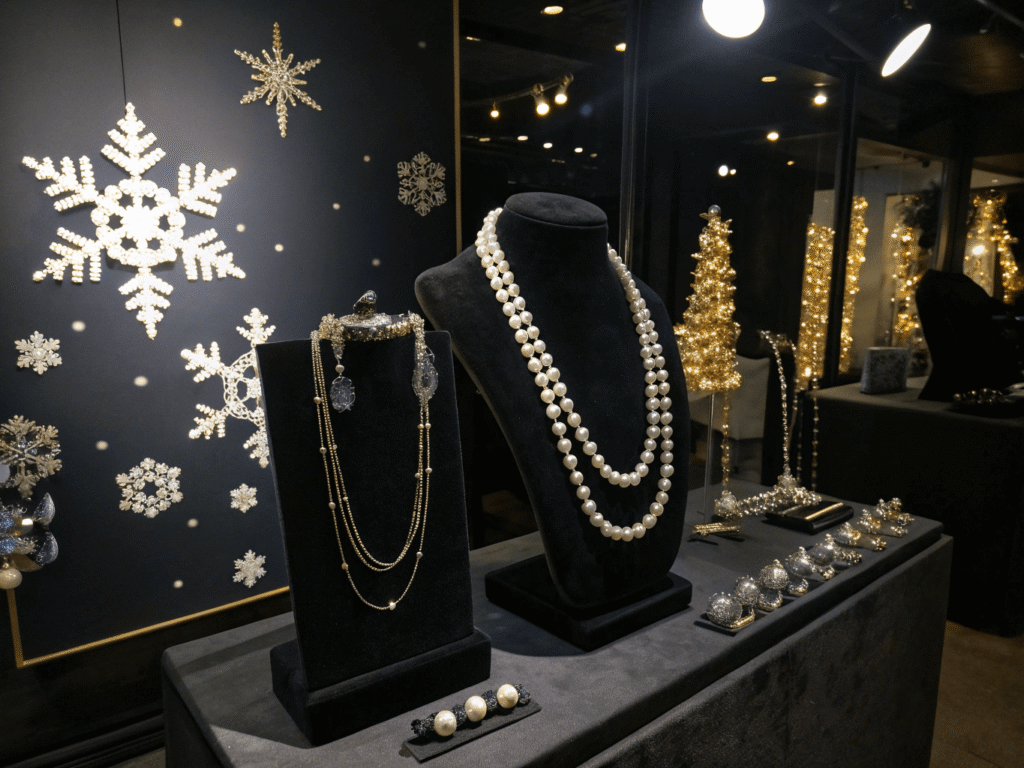 winter crystal bead necklace wholesale supplier