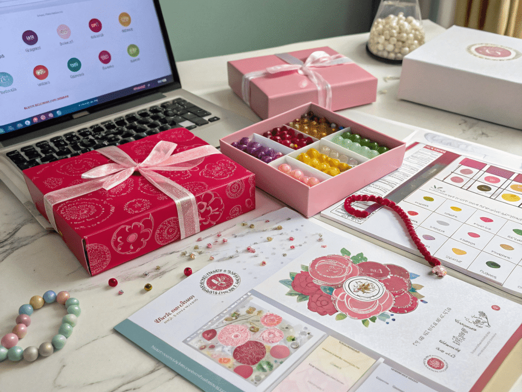 customizable jewelry bead kit OEM brand packaging