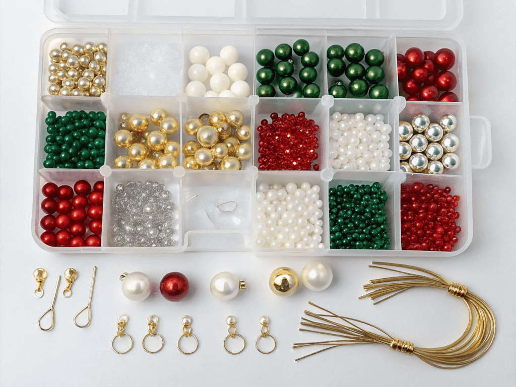  professional bead kit set for holiday ornaments