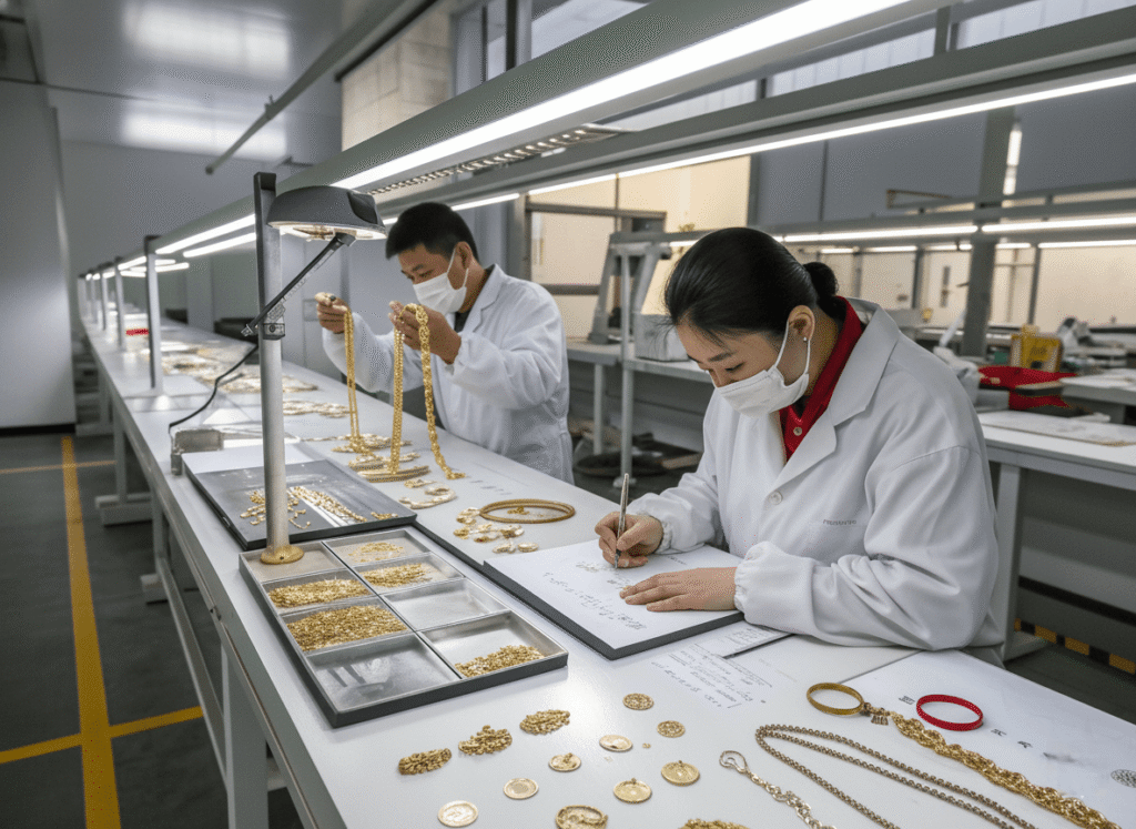 OEM jewelry supplier stainless steel production