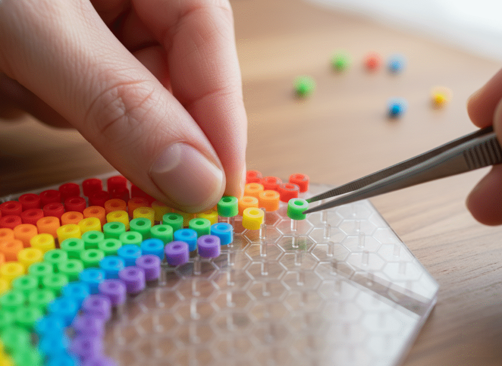 hand-eye coordination bead project