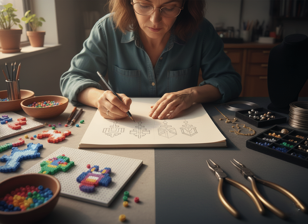 fuse bead jewelry skill development