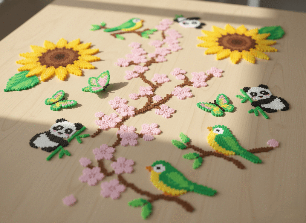  floral and animal fuse bead designs