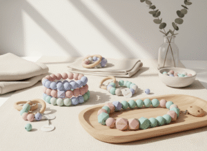 diverse silicone bead jewelry applications