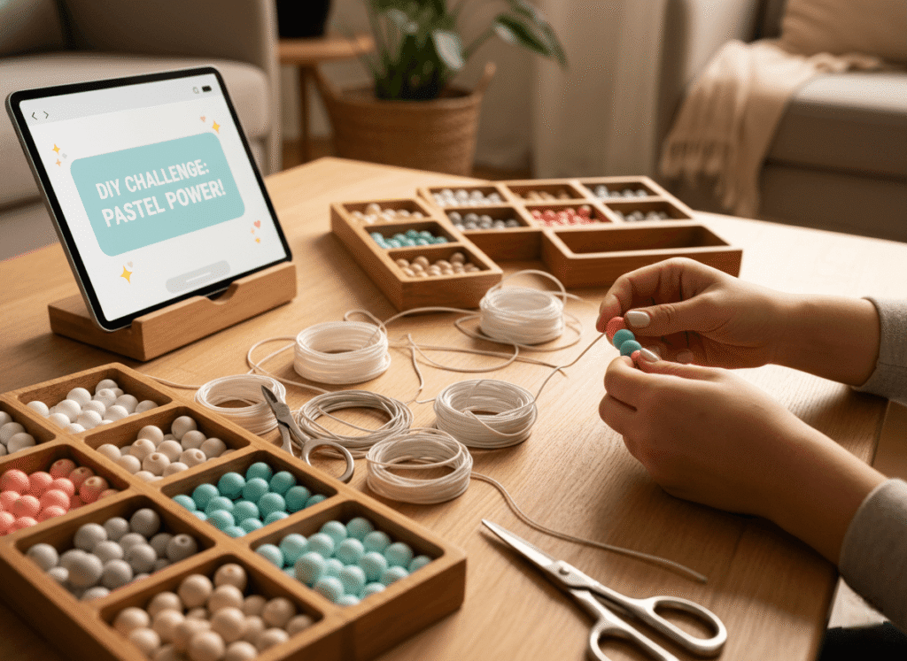 DIY silicone bead bracelet ideas