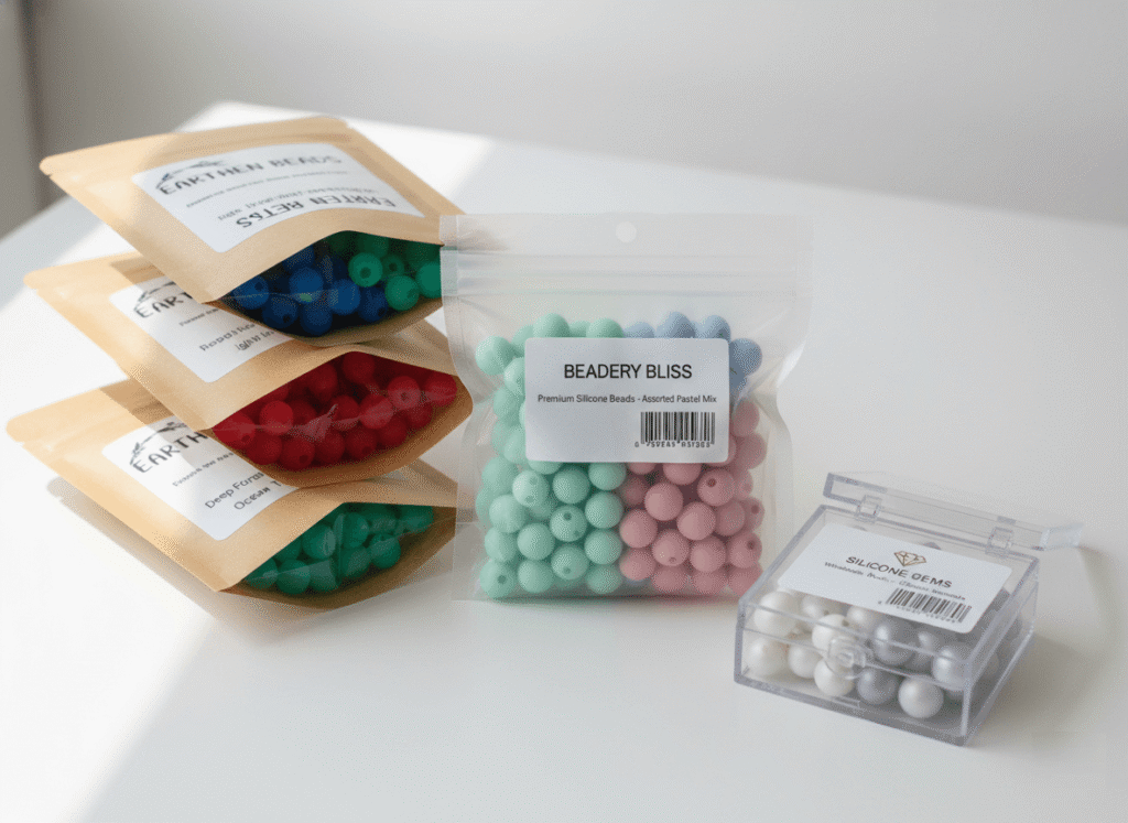 silicone bead packaging options
