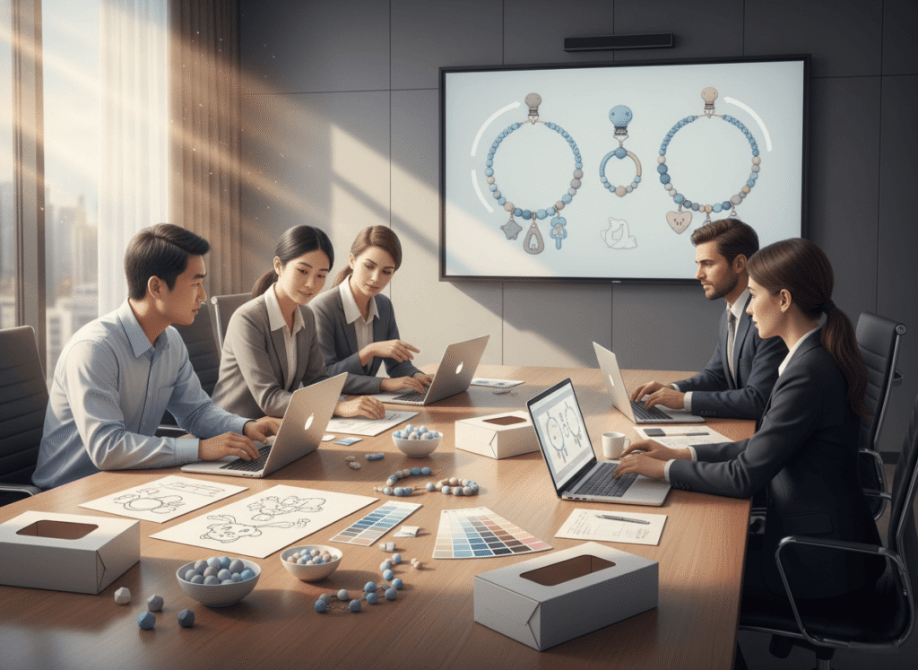 ODM silicone teether prototypes for buyers