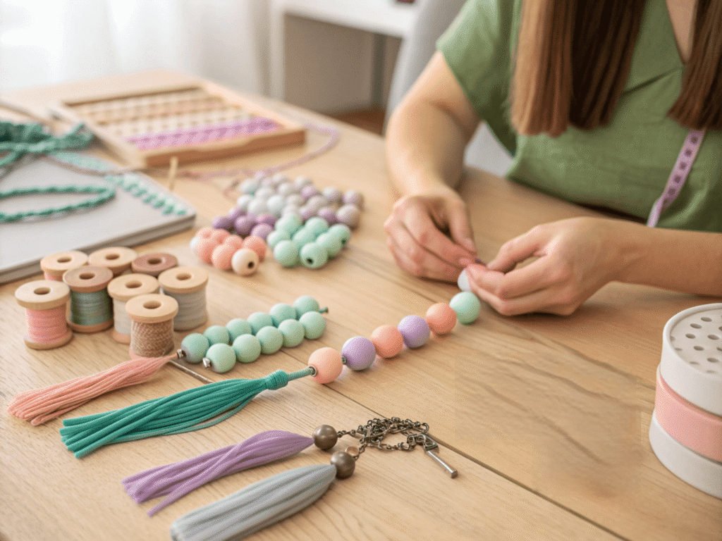 Lanyard production process