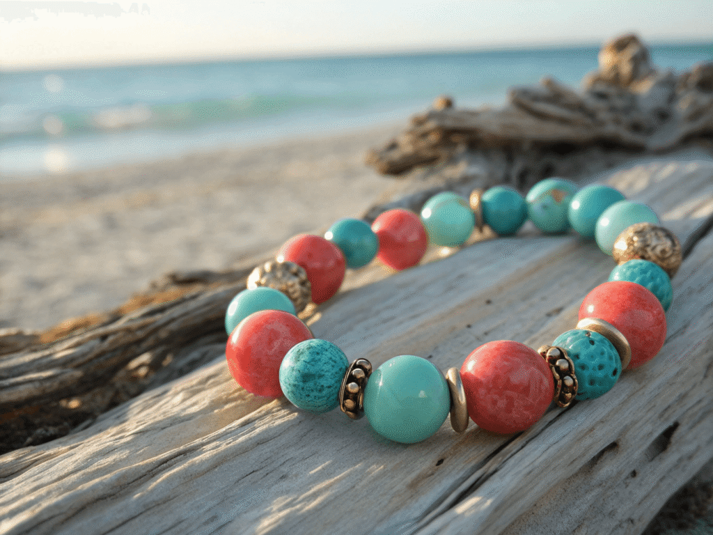 turquoise beads