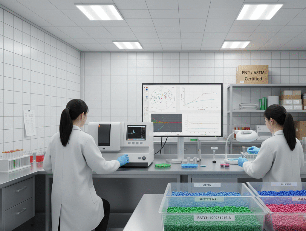 QC inspection fuse bead factory