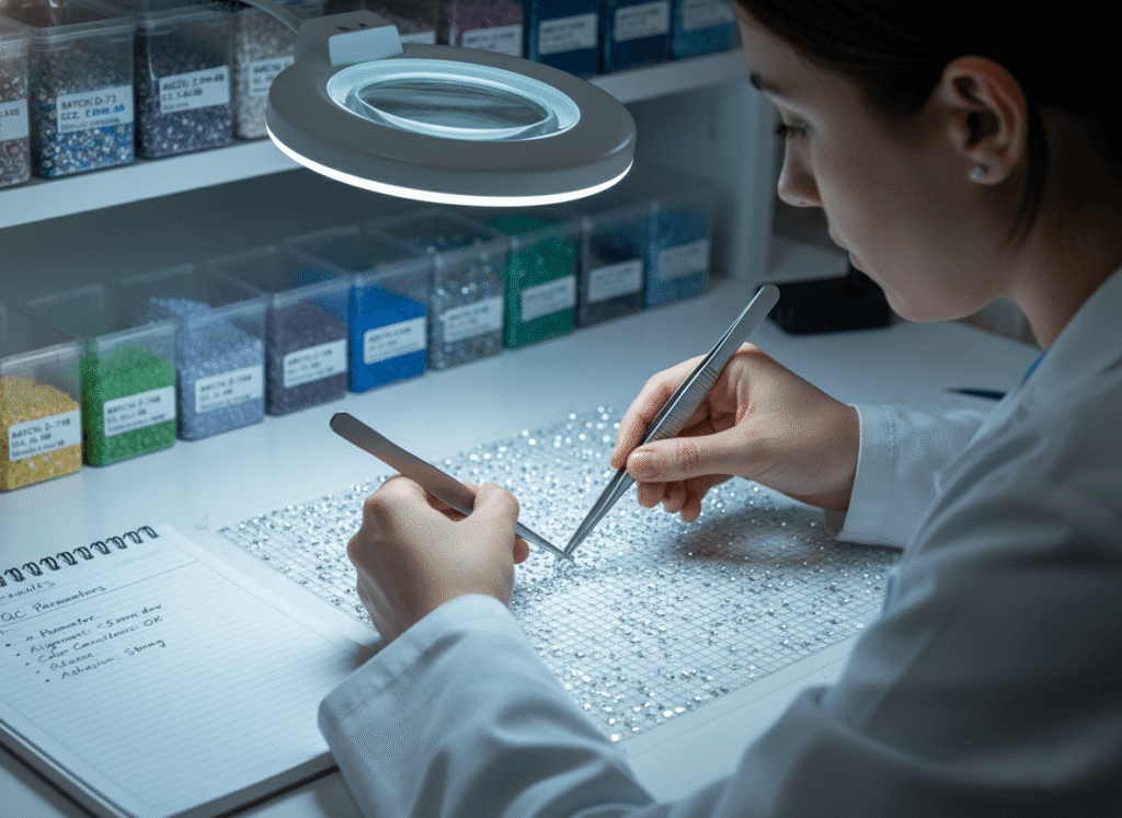 detailed artwork with square diamonds