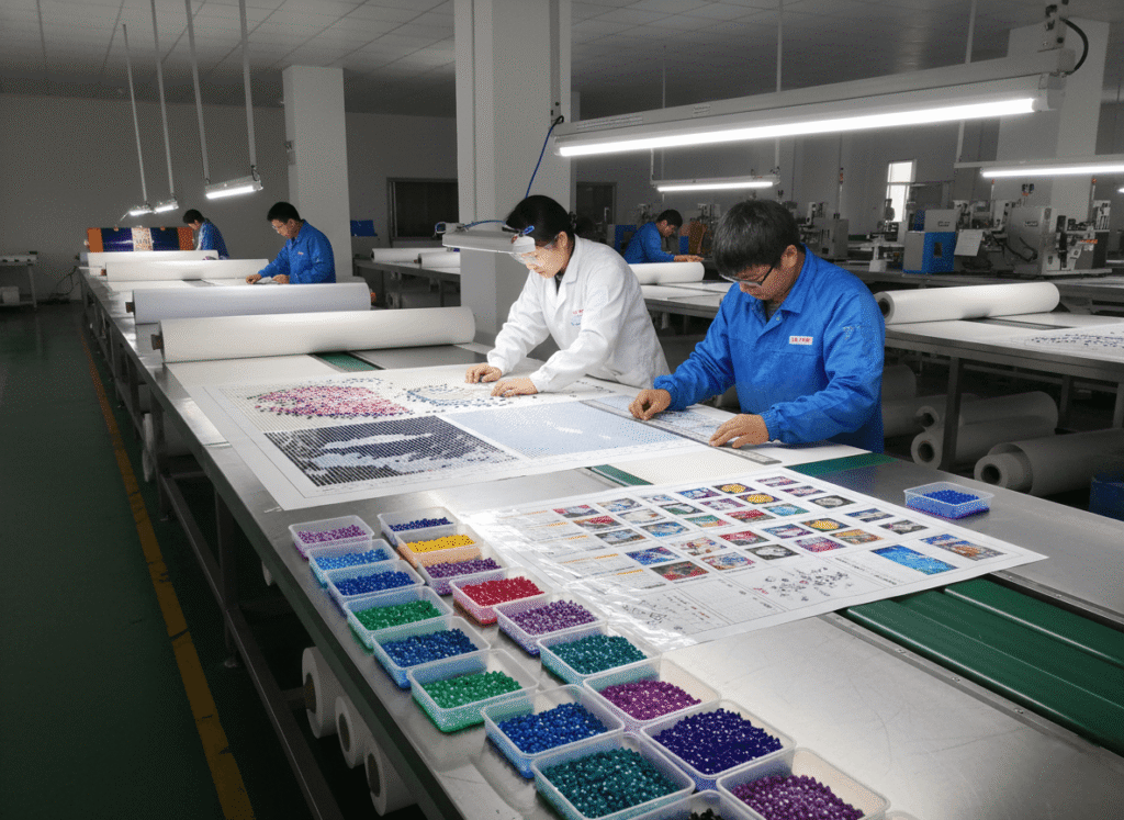 Diamond kit assembly process