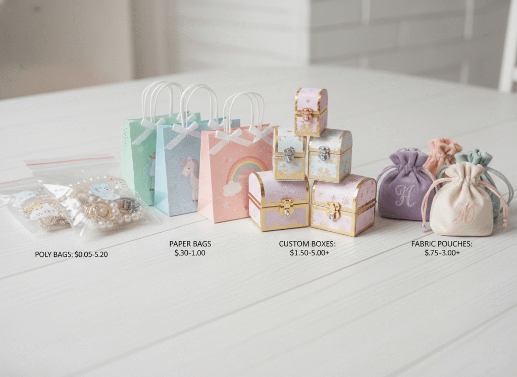 custom packaging for kids jewelry gift bags