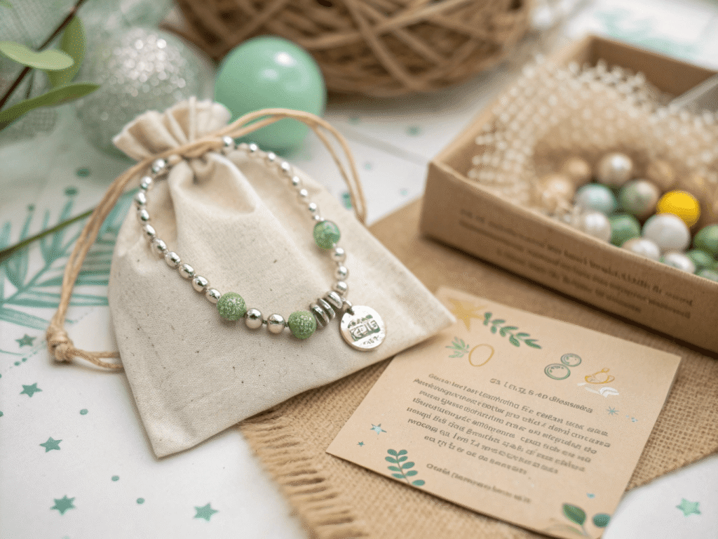 eco friendly jewelry favors sustainable packaging