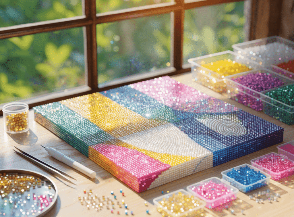 diamond painting mosaic craft example