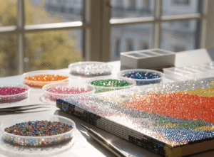 diamond painting mosaic craft example