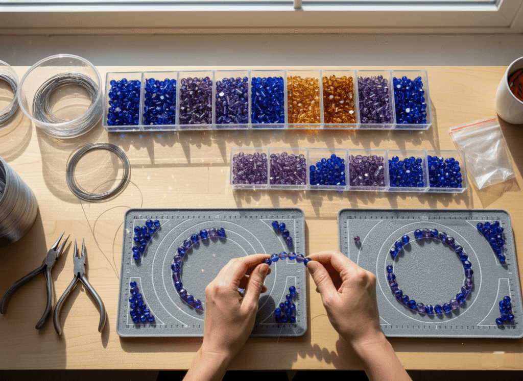 crystal bead jewelry making tools